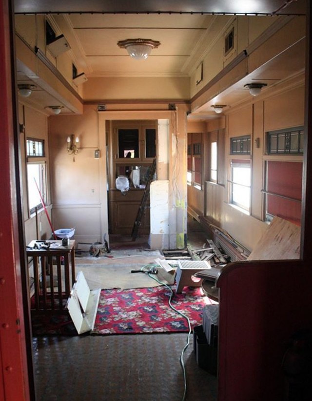 Railcar interior